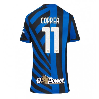 Ženski Nogometni dresi Inter Milan Joaquin Correa #11 Domači 2024-25 Kratek Rokav Ženski Nogometni dresi Inter Milan Joaquin Correa #11 Domači 2024-25 Kratek Rokav